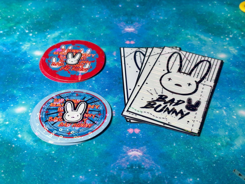 Bad Bunny inspired Sticker Packs!