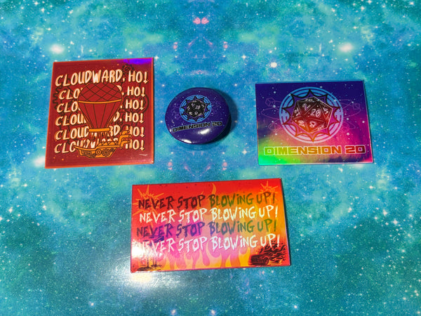 DROPOUT.TV inspired Button and Sticker packs!