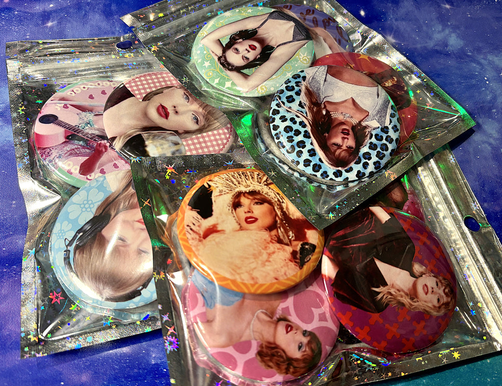 Taylor Swift inspired Button Packs! (4pcs)