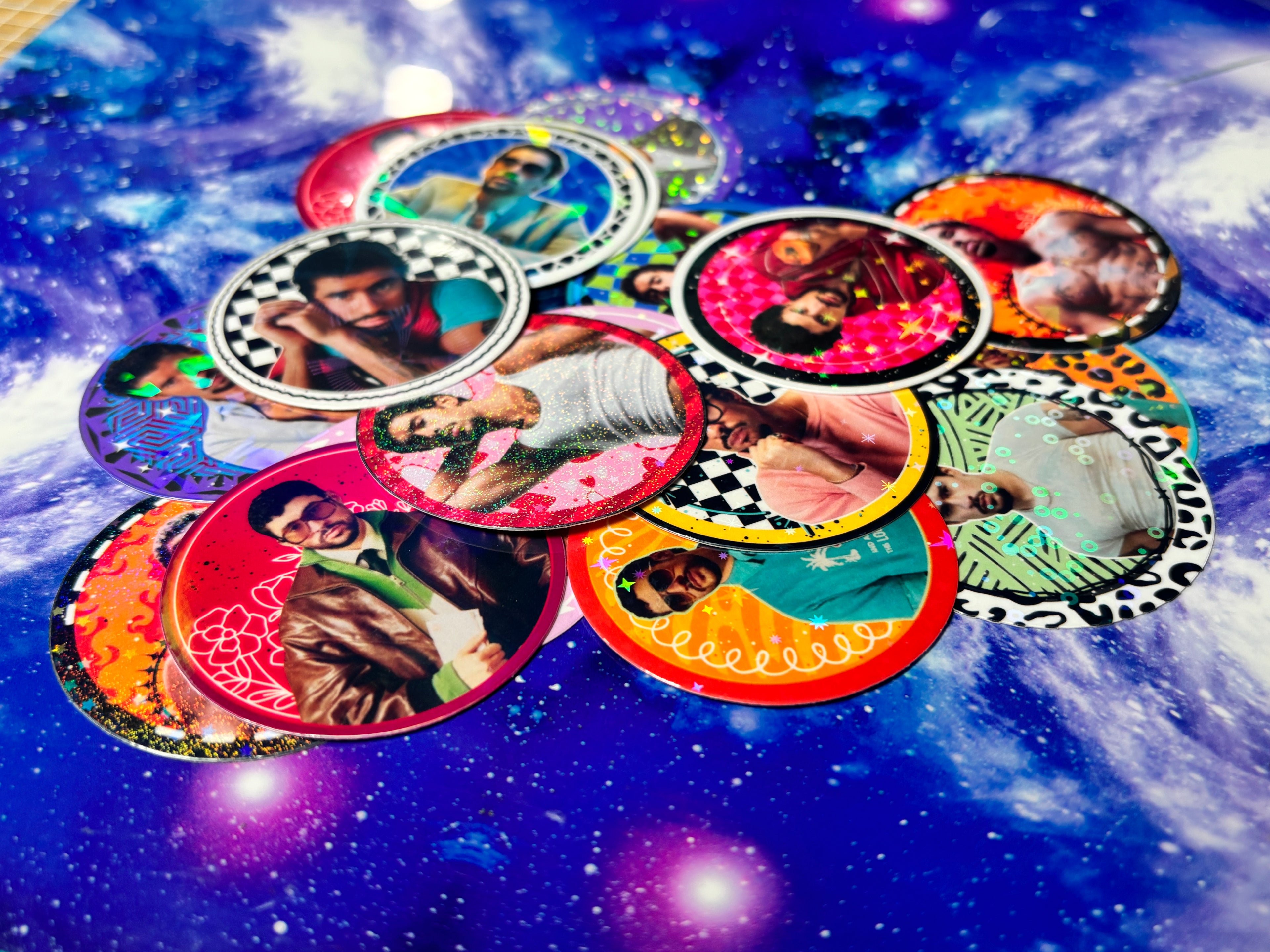 Bad Bunny Sticker Packs! | 8PCS | HOLOGRAPHIC