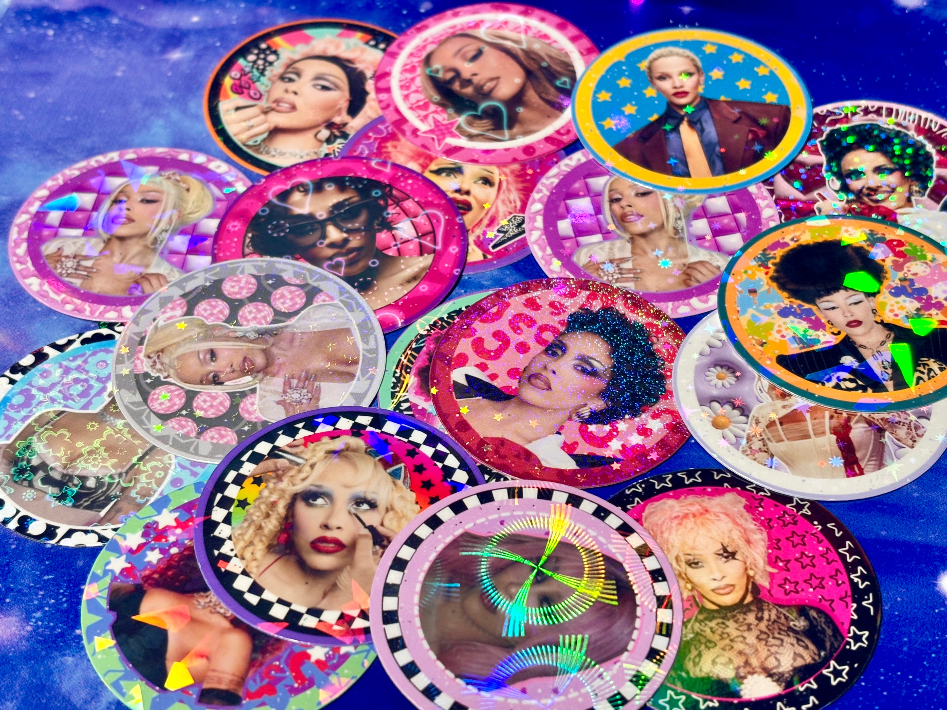 Doja Cat Sticker Packs! | 8PCS | HOLOGRAPHIC