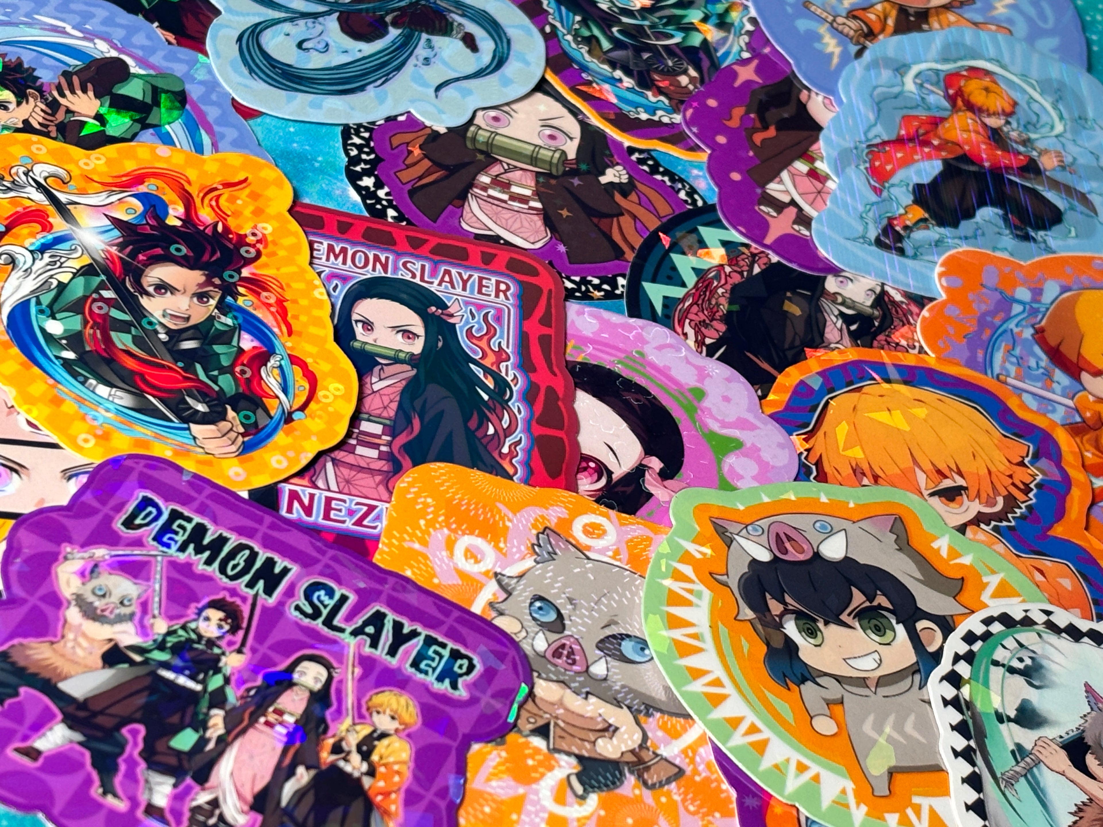 Demon Slayer inspired Mystery Sticker Packs!