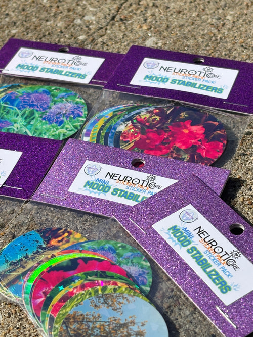 "MOOD STABILIZERS" | NEUROTIC CORE STICKER PACKS!
