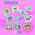 Paramore inspired Sticker Packs! (10PCS)