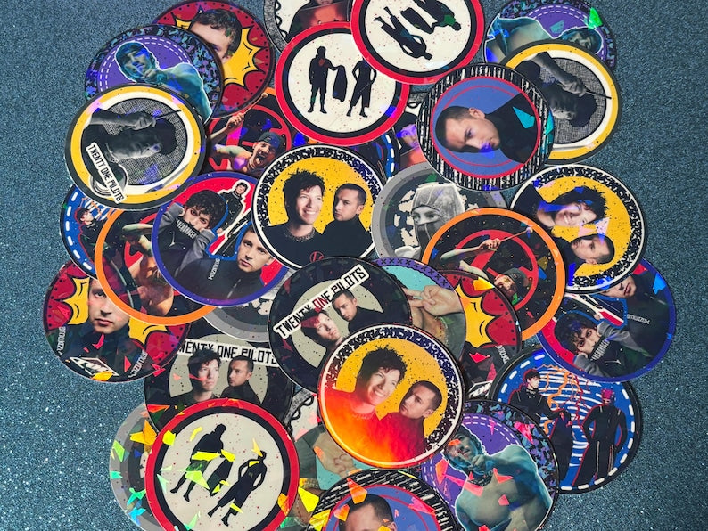 Twenty One Pilots inspired Sticker Packs! | 2 Options: CLASSIC or LAVISH