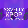 Novelty Kpop Sticker Packs!