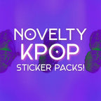 Novelty Kpop Sticker Packs!