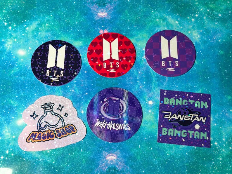 Novelty Kpop Sticker Packs!
