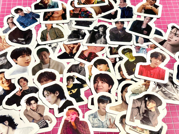 BTS inspired Sticker Packs! | Options: (CLASSIC | EUPHORIC - 14PCS | Dope - 7PCS | 2.0 - 14PCS)