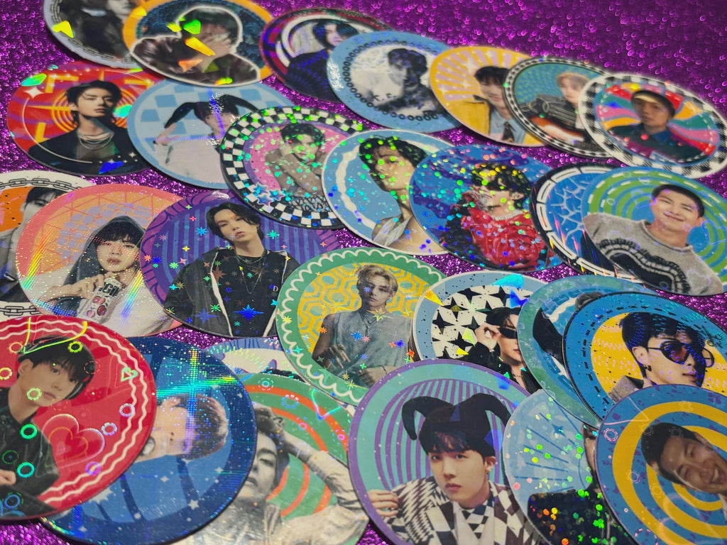 BTS inspired Sticker Packs! | Options: (CLASSIC | EUPHORIC - 14PCS | Dope - 7PCS | 2.0 - 14PCS)