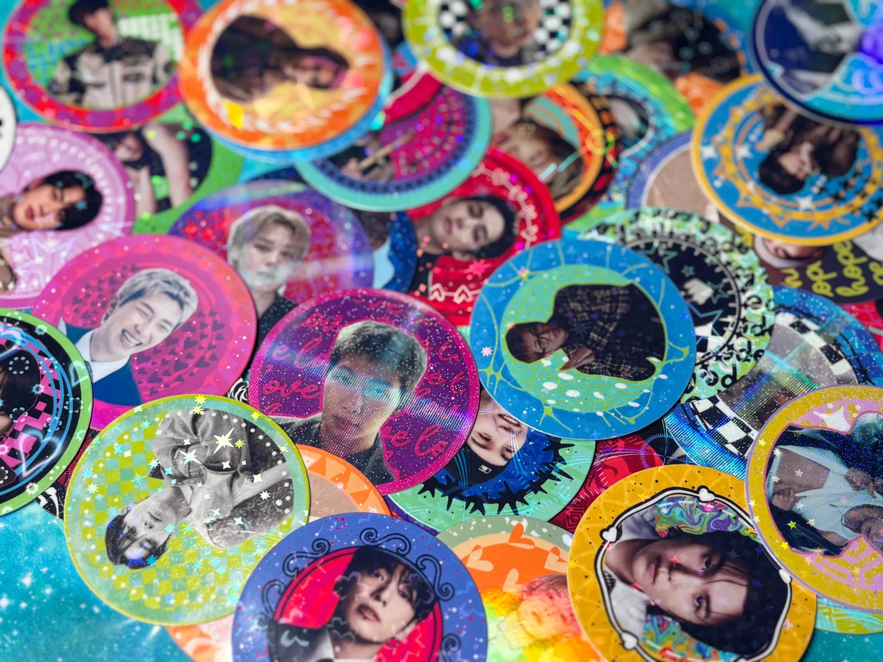 BTS inspired Sticker Packs! | Options: (CLASSIC | EUPHORIC - 14PCS | Dope - 7PCS | 2.0 - 14PCS)